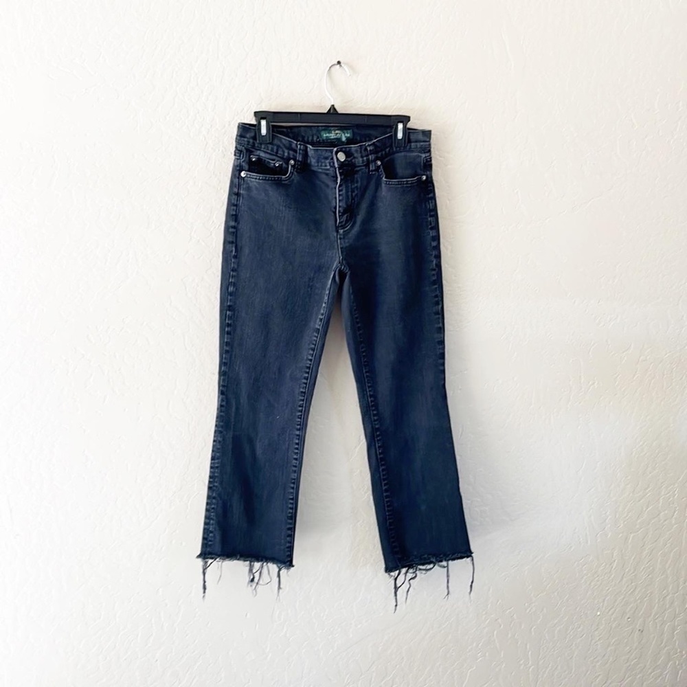🌿Final Sale Lauren‎ Jeans Co. Ralph Lauren Black Classic Straight Jean